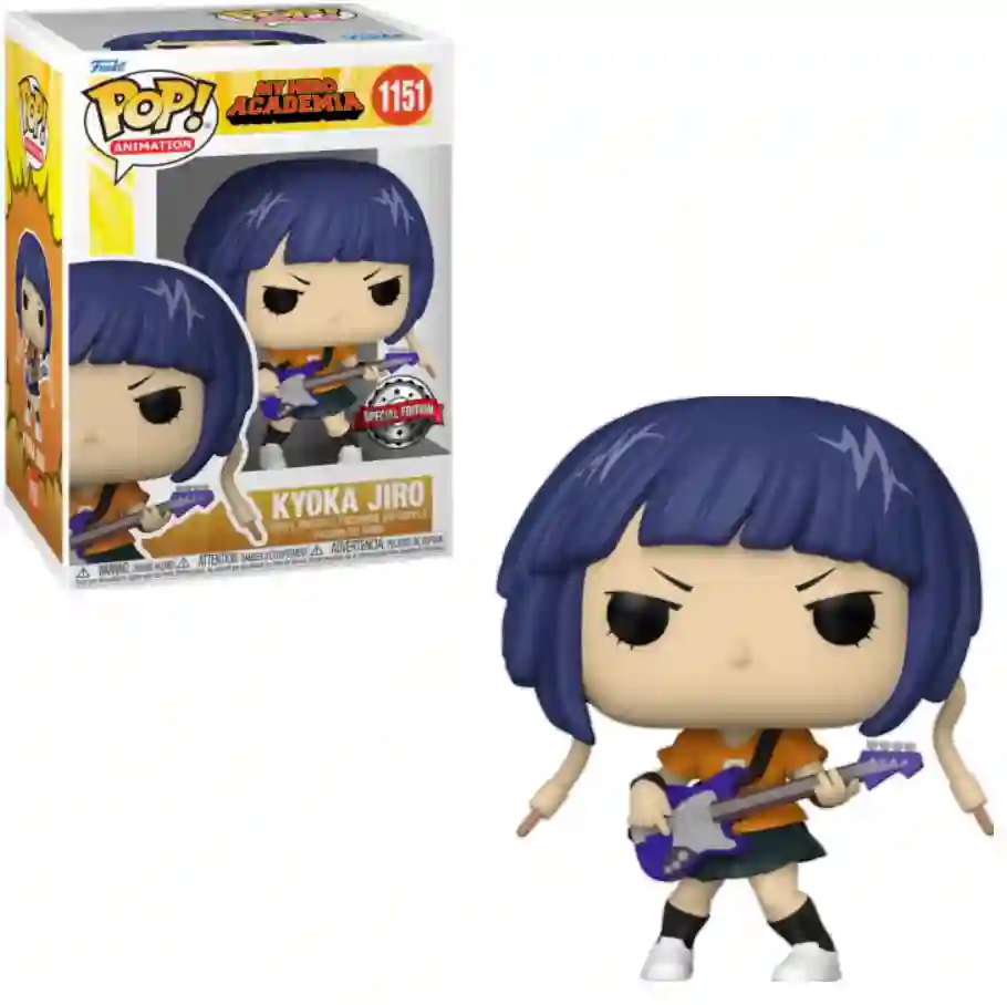 Funko Pop Kyoka Jiro with guitar. My hero academy
