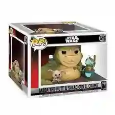 Funko Pop Deluxe Jabba w/salacious. Star Wars
