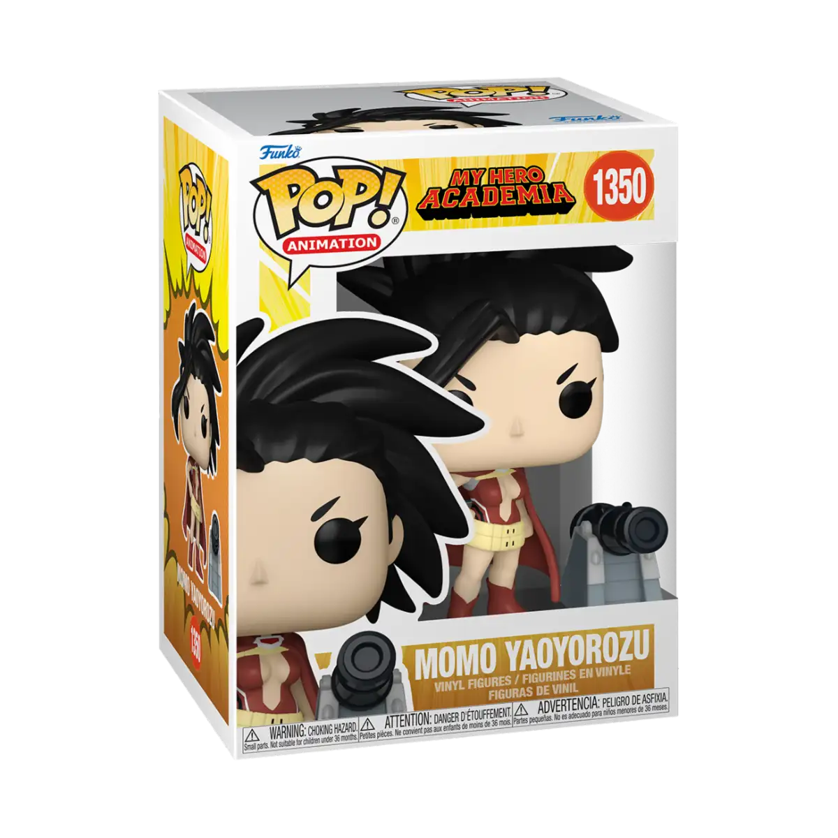 Funko Pop Momo Yaoyorozu con Cañon. My Hero Academia