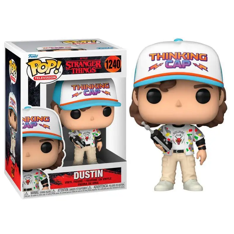 Funko Pop Dustin. Stranger Things 4 (CAJA DAÑADA)