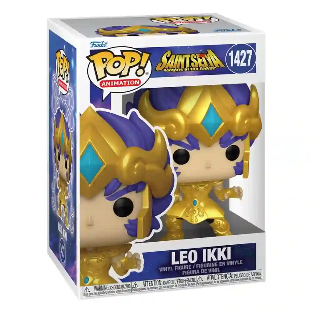 Funko Pop Gold Leo Ikki. Saintseiya Knights of the Zodiac