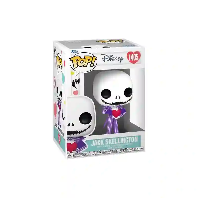 Funko Pop. Jack Skellington San Valentin. Pesadilla antes de Navidad