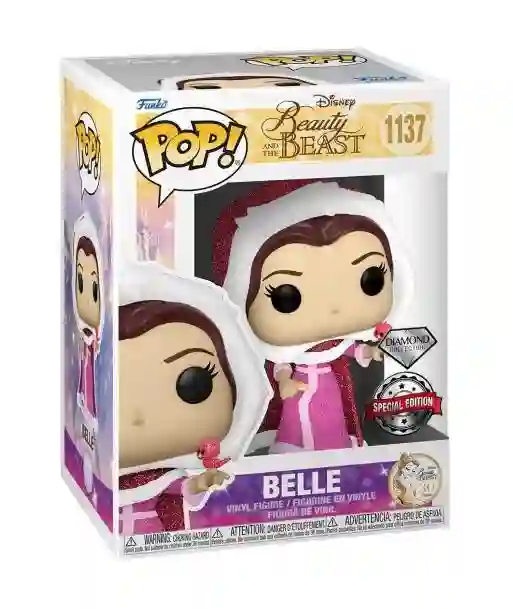 Funko pop Bella Invernal Diamond Collection. La Bella y la Bestia. Disney