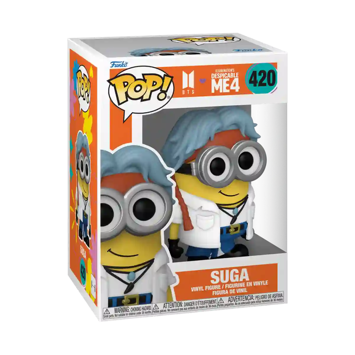 Funko Pop Rocks Minion Suga. Minions X BTS