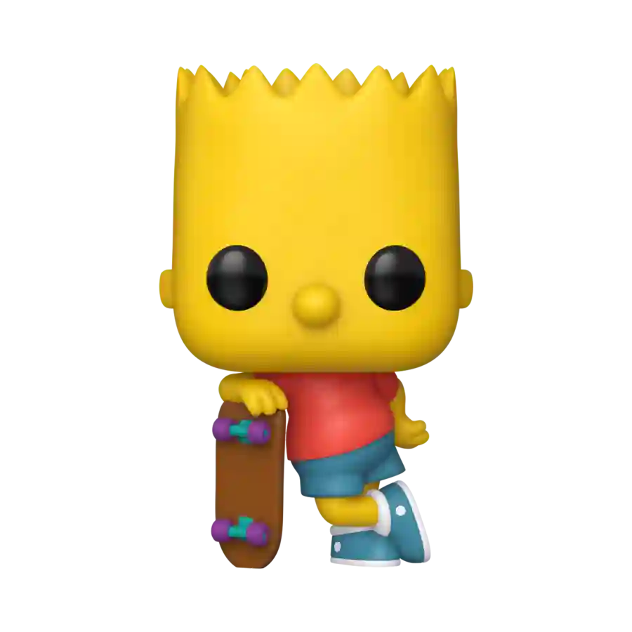 Funko Pop Bart con monopatín. Los Simpson