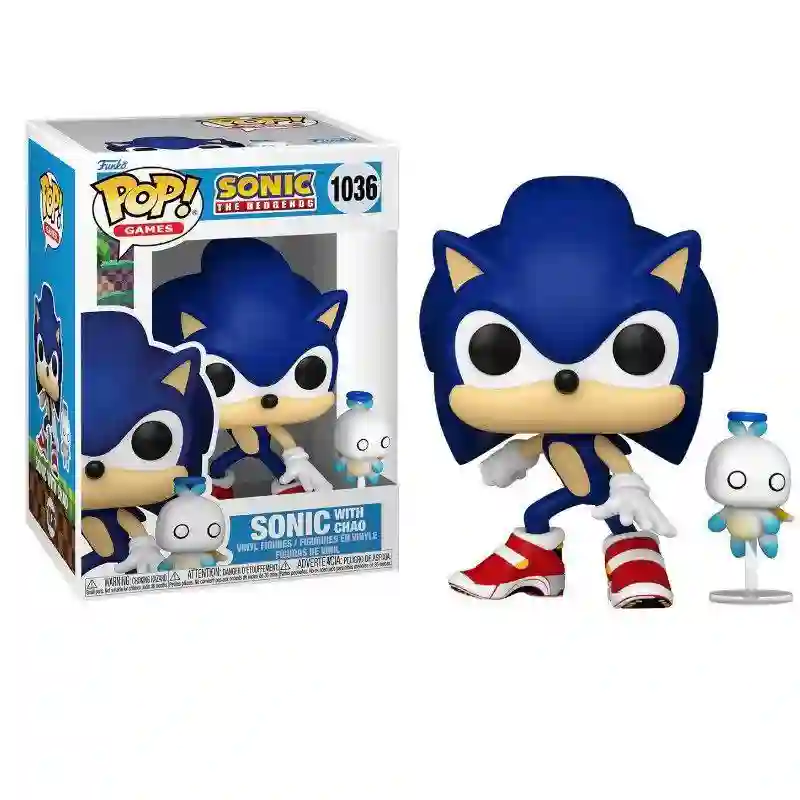 Funko Pop Sonic con Hero Chao. Sonic