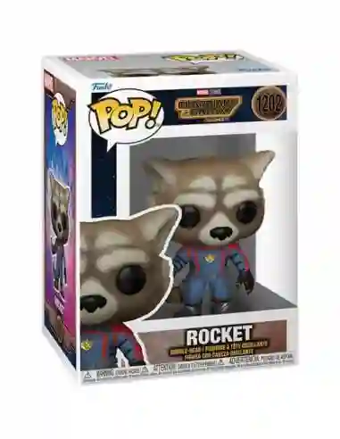 Funko Pop Rocket. Guardianes de la Galaxia Volumen 3.(CAJA DAÑADA)
