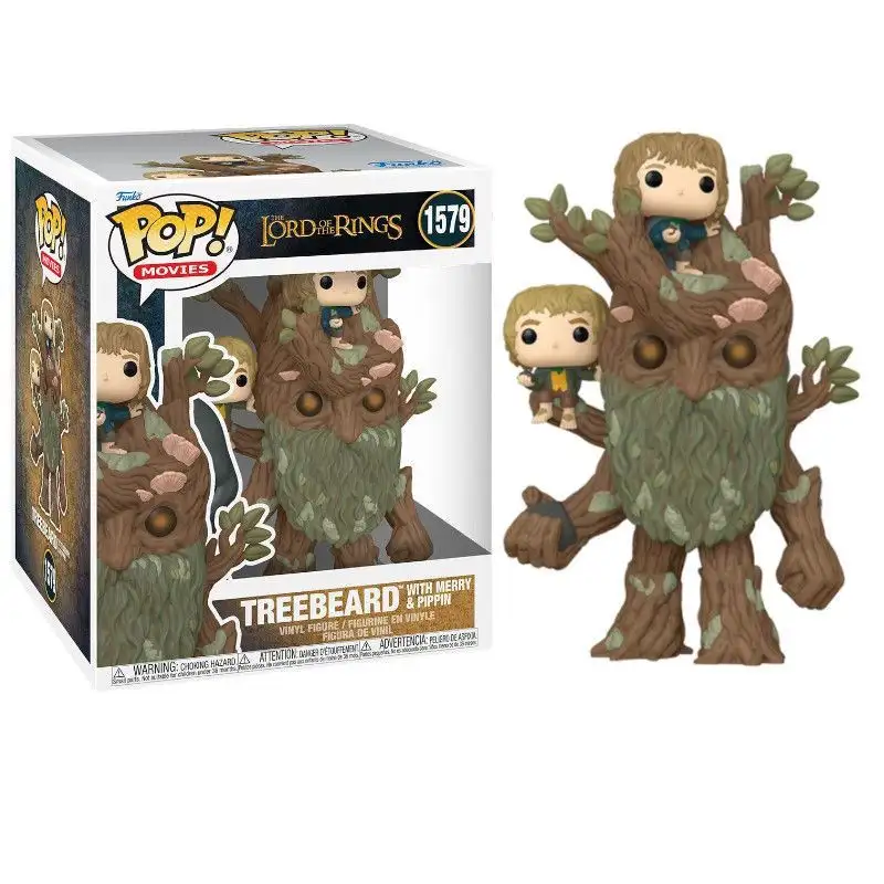 Funko Pop. Bárbol con Pippin y Merry. El Señor de los Anillos