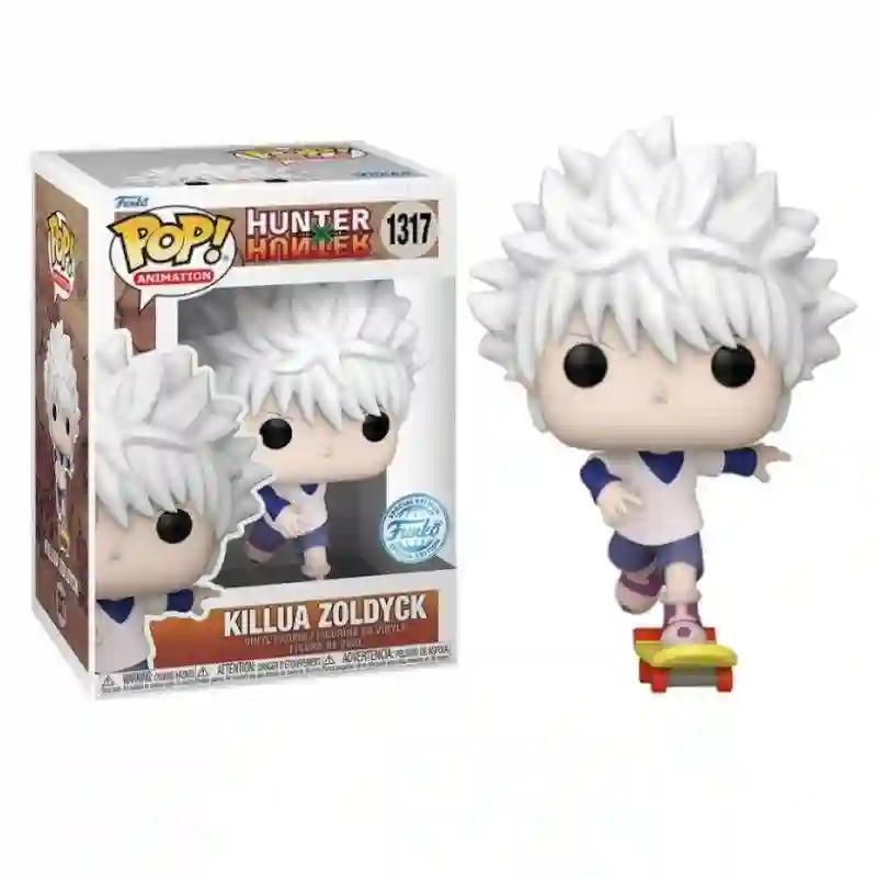 Funko Pop Killua Zoldyck con Monopatín (Caja Dañada). Hunter x Hunter
