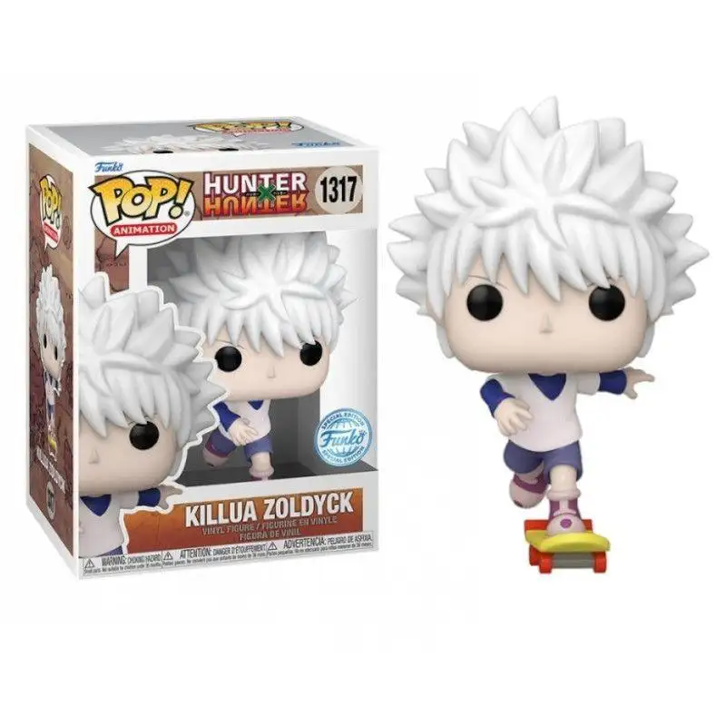 Funko Pop Killua Zoldyck con Monopatín (Caja Dañada). Hunter x Hunter