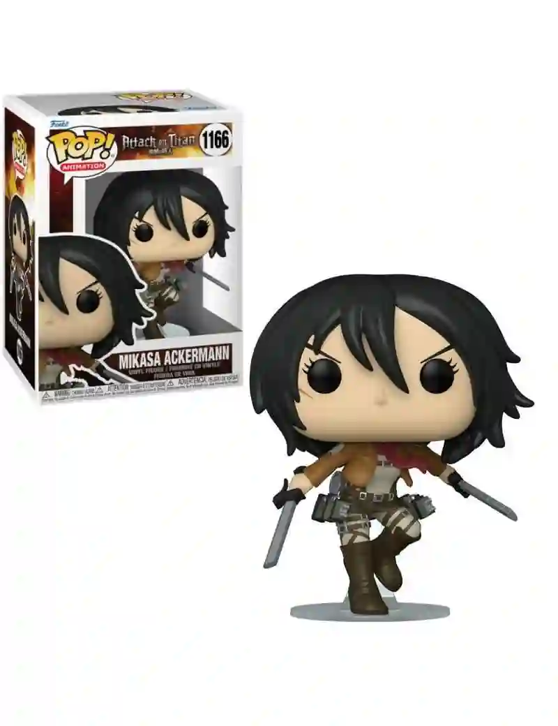 Funko Pop Mikasa Ackerman (Caja Dañada). Ataque a los Titanes