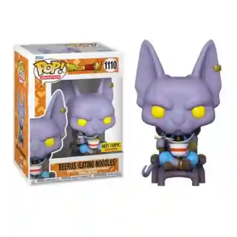 Funko Pop. Beerus (eating noodles). Dragon Ball Super