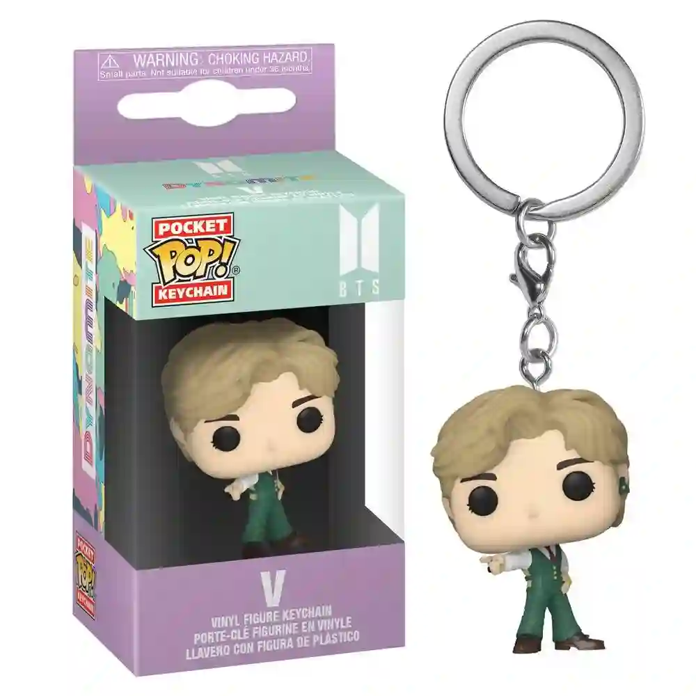 Pop keychain. V dynamite. BTS