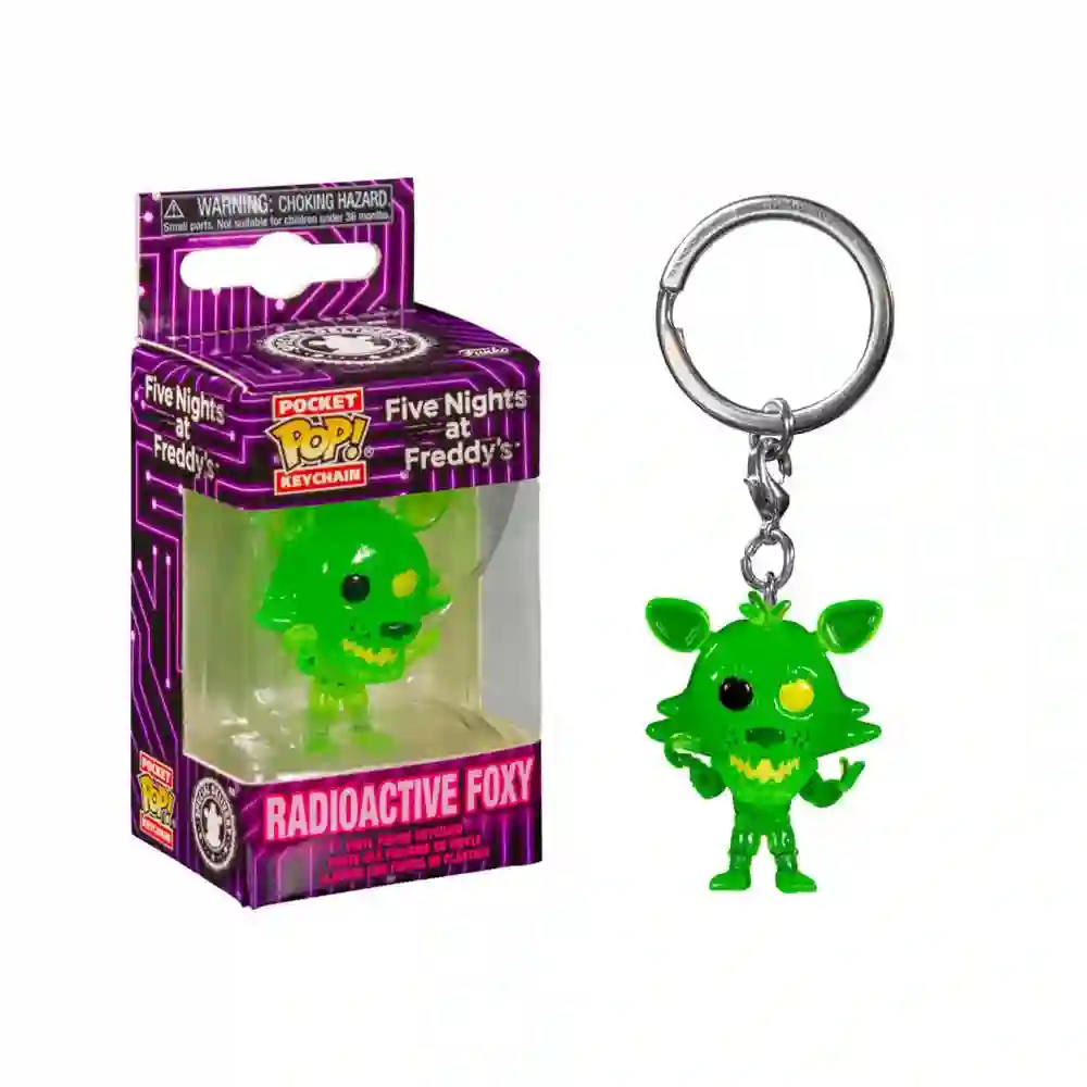 Llavero Pop. Radioactive Foxy. Five Nights at Freddy's