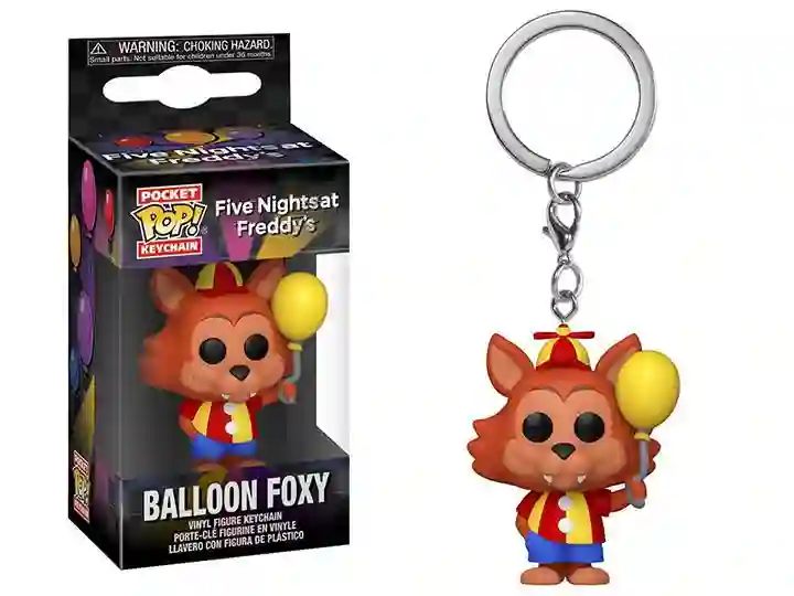 Pop Balloon Foxy Keychain. Five Nights at Freddy's