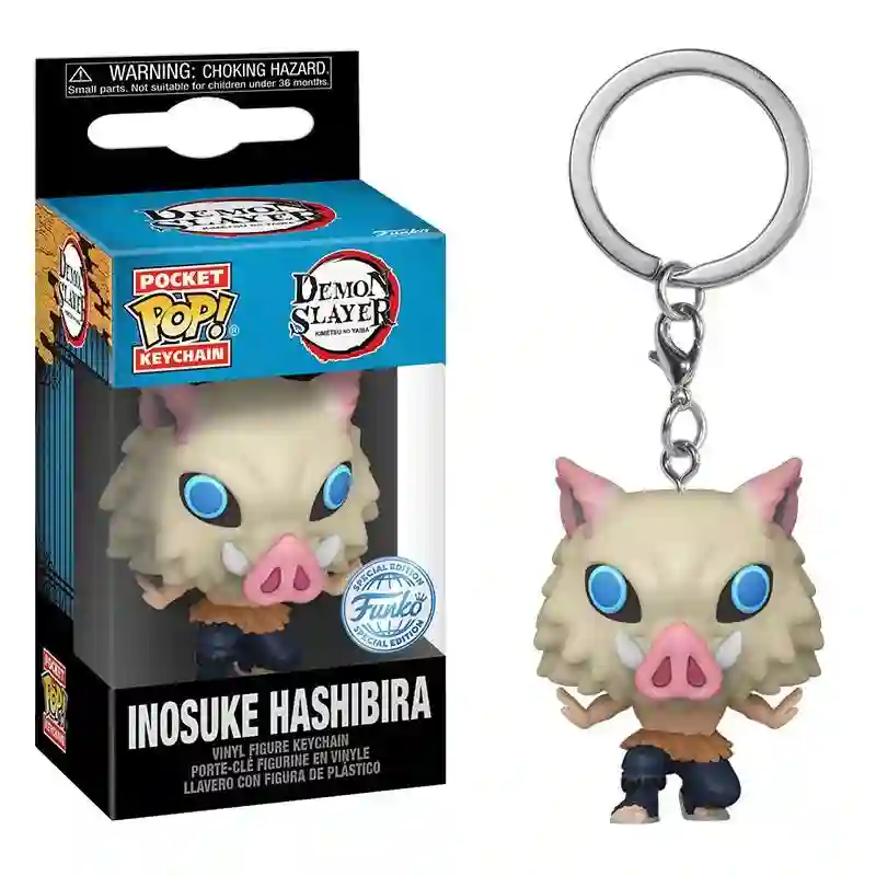Pop keychain Inosuke Hasibira. Demon Slayer. Kimetsu no Yaiba
