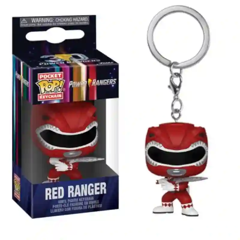Pop Raw Pop Keychain. Power Ranger 30th
