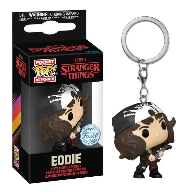 Pop Keychain Eddie with guitar. Stranger Things