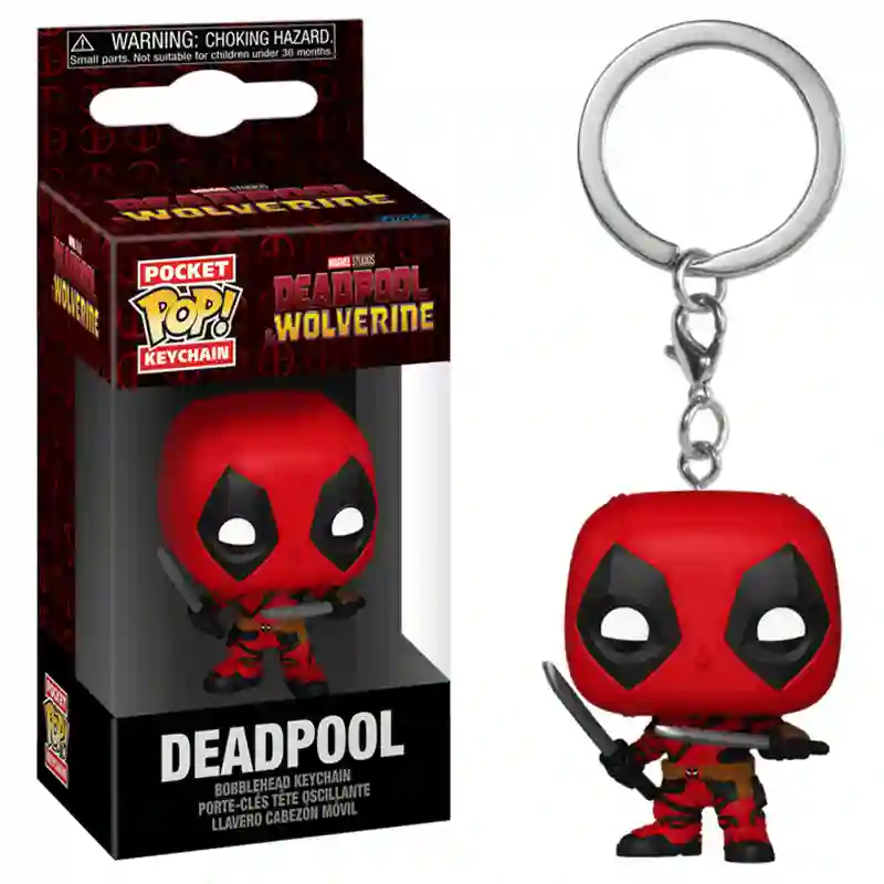 Llavero Pop Deadpool con Espadas. Deadpool 3