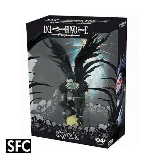 Figure Ryuk sitting. Death Note