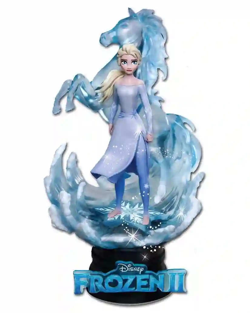 Figura de Elsa 18cm*. Diorama Frozen II