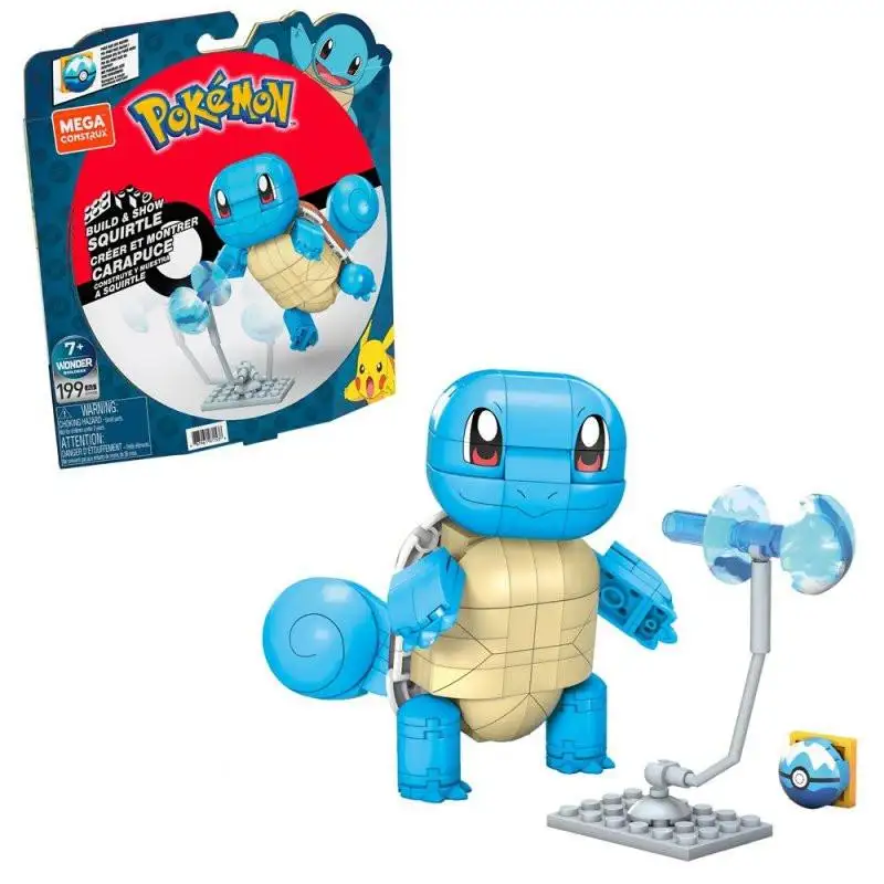 Squirtle. Pokémon. MEGA Construx