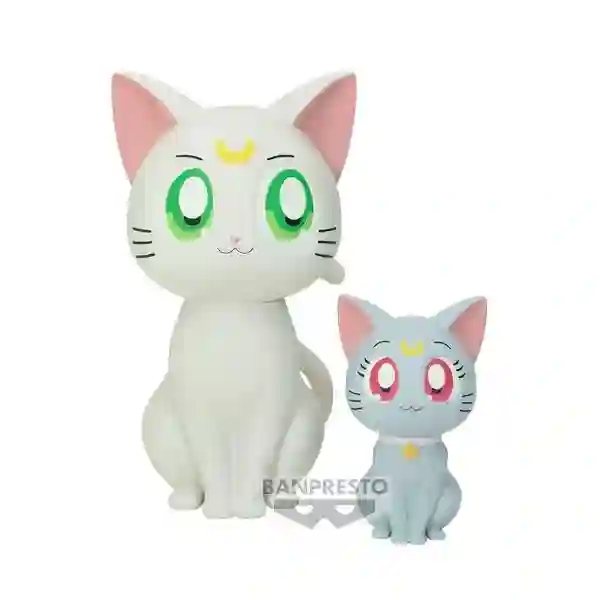 Figura Gato Artemis y Diana Banpresto. Sailor Moon