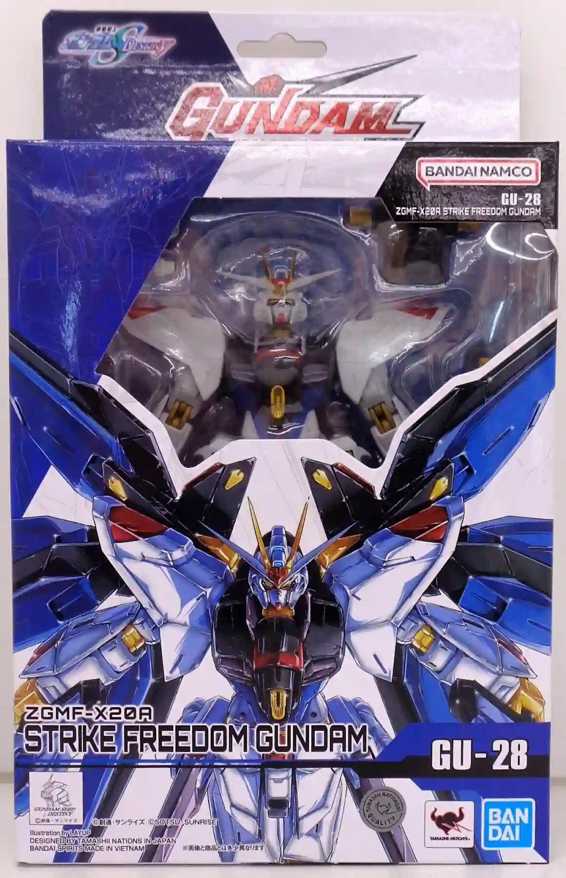 Figura articulada Strike Freedom Gundam Seed Destiny Robot Spirits ZGMF-X20A