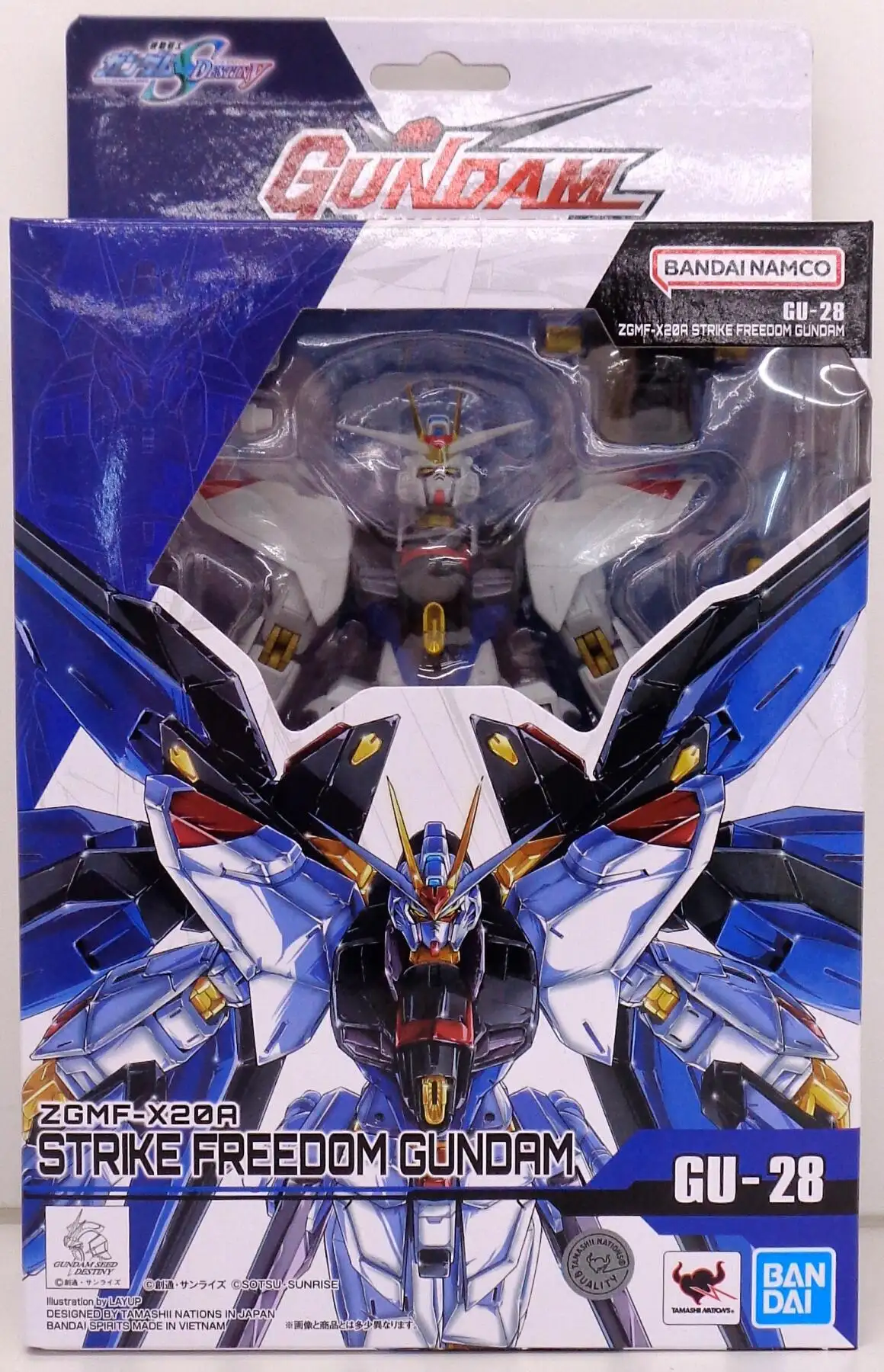 Figura articulada Strike Freedom Gundam Seed Destiny Robot Spirits ZGMF-X20A