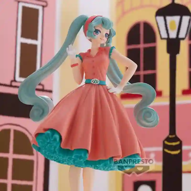 Banpresso figure. Hatsune Miku World Journey. Hatsune Miku