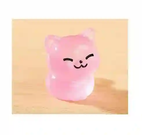 Figura gatito translúcido (1 unidad)