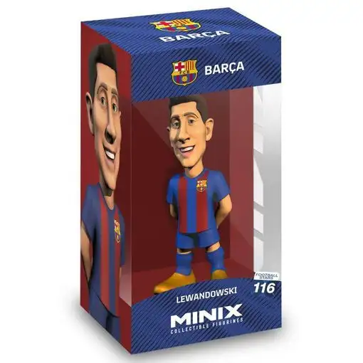 Figure Minix. Lewandowski. FC Barcelona. Football Stars