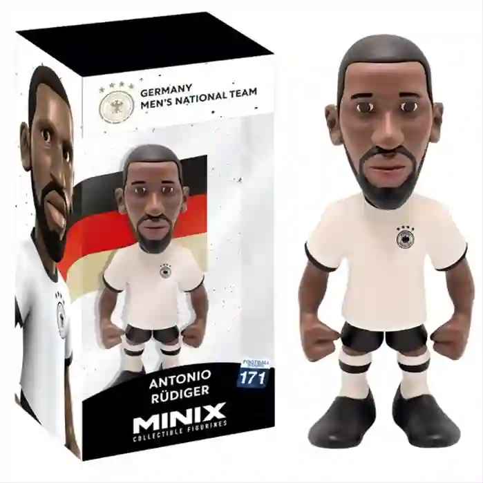 Minix figure. Antonio Rüdiger. Germany Men's National Team. Football Stars