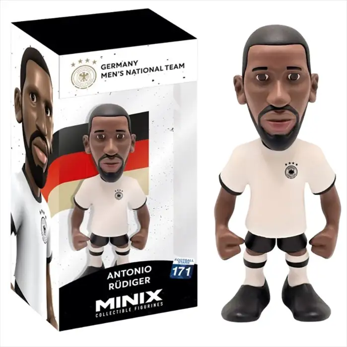 Minix figure. Antonio Rüdiger. Germany Men's National Team. Football Stars