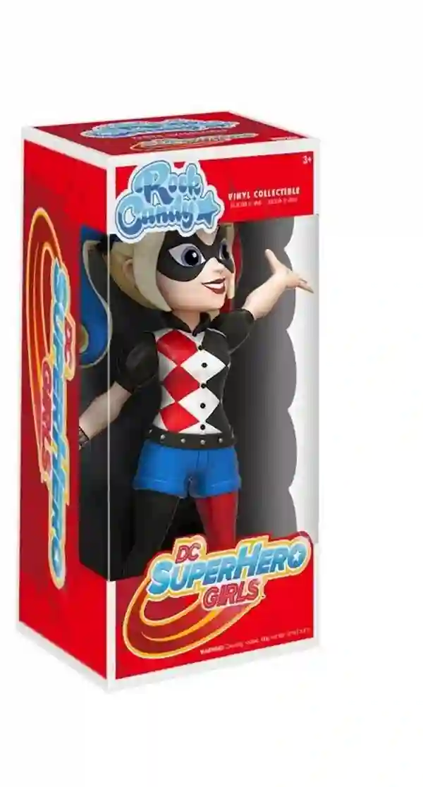 Rock Candy. DC SuperHero Girls. Harley Quinn (Caja Dañada)