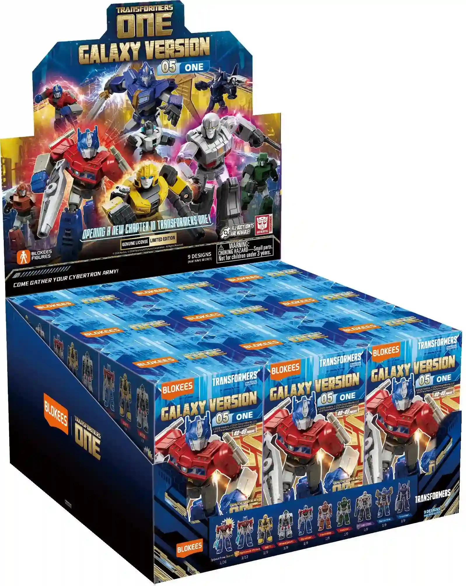 Blokees Caja de Mini Figuras Galaxy Version 05 (9 Mini Figuras Aleatorias). Transformers