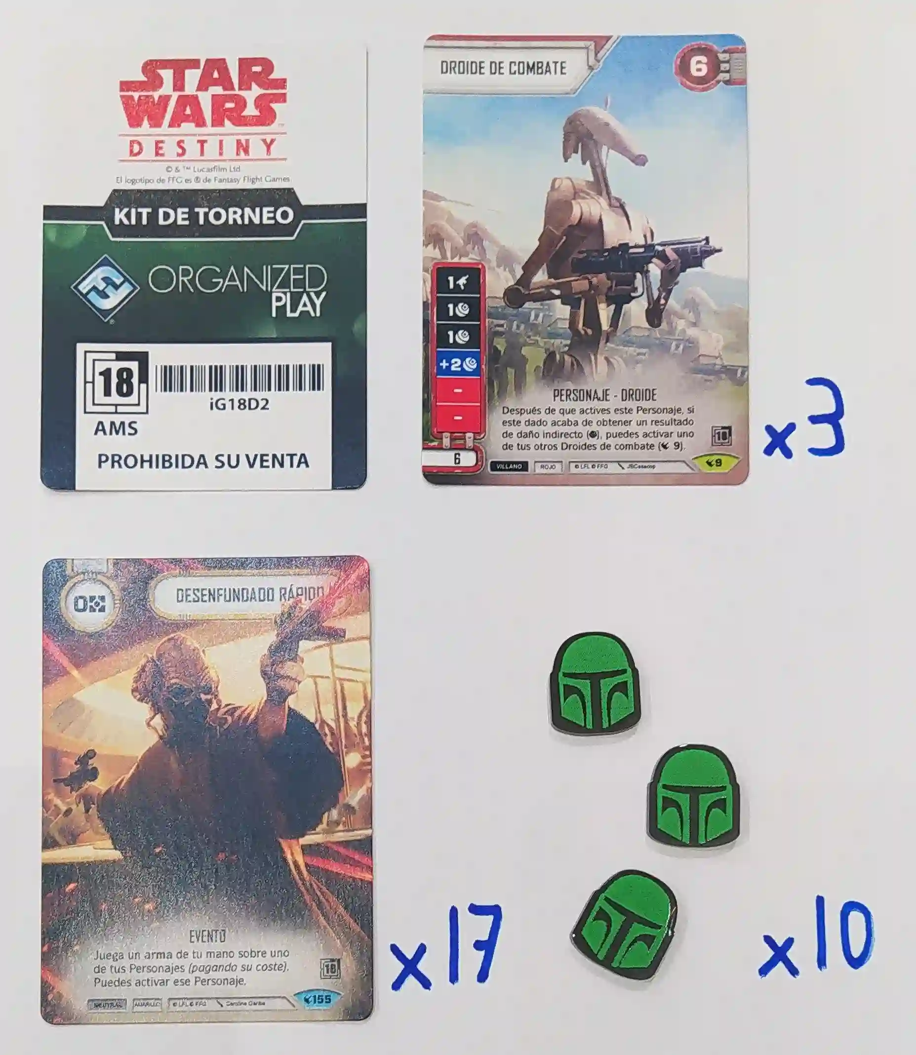 Star Wars Destiny Kit de Torneo - iG18D2 (Español)