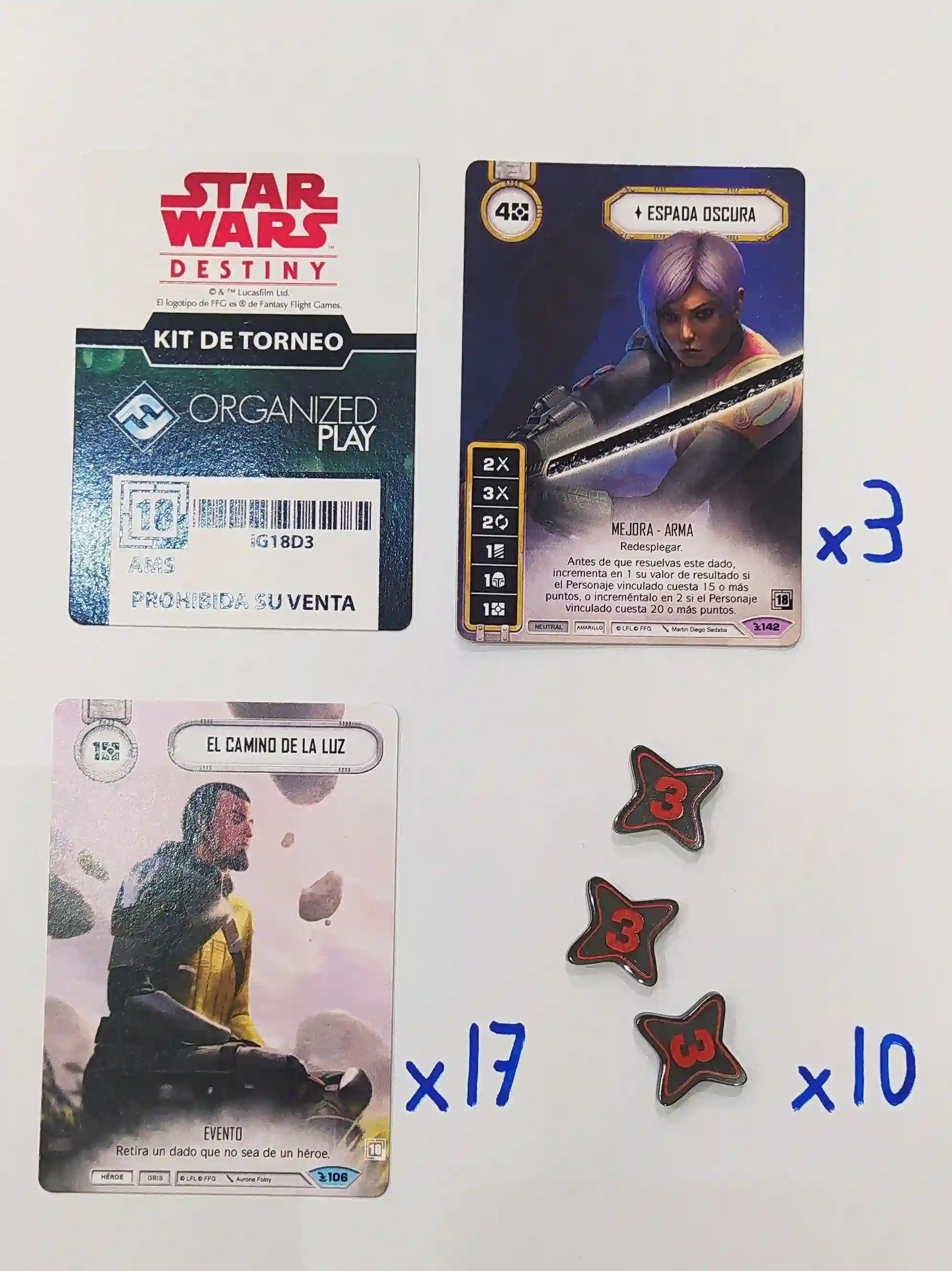 Star Wars Destiny Kit de Torneo - iG18D3 (Español)
