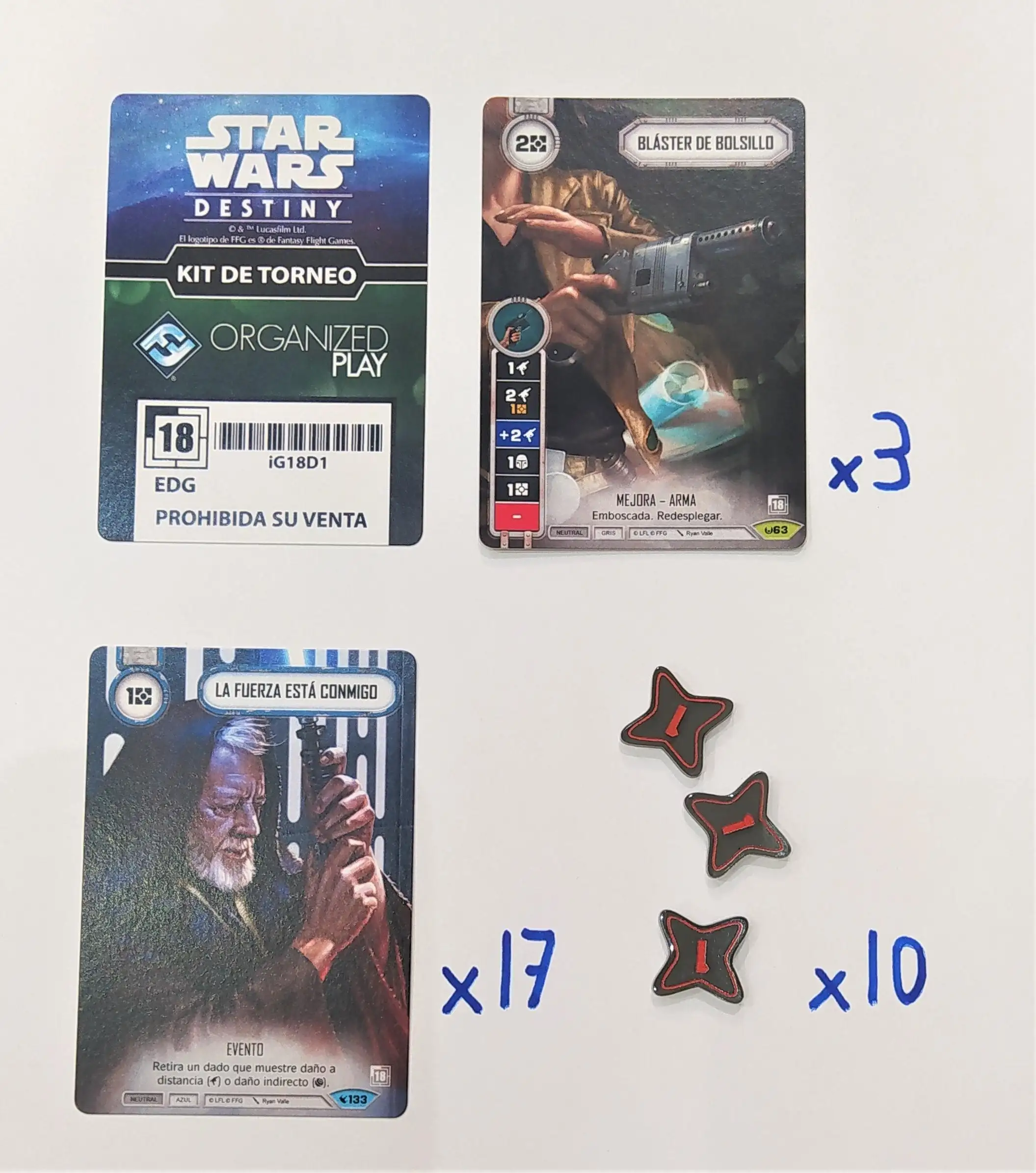 Star Wars Destiny Kit de Torneo - iG18D1 (Español)