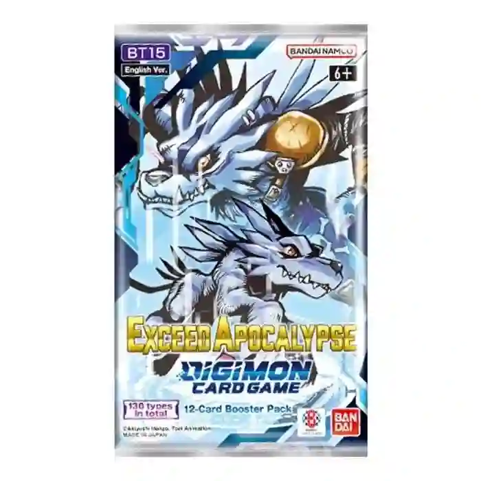 Exceed Apocalypse BT15: Sobre (12) DIGIMON