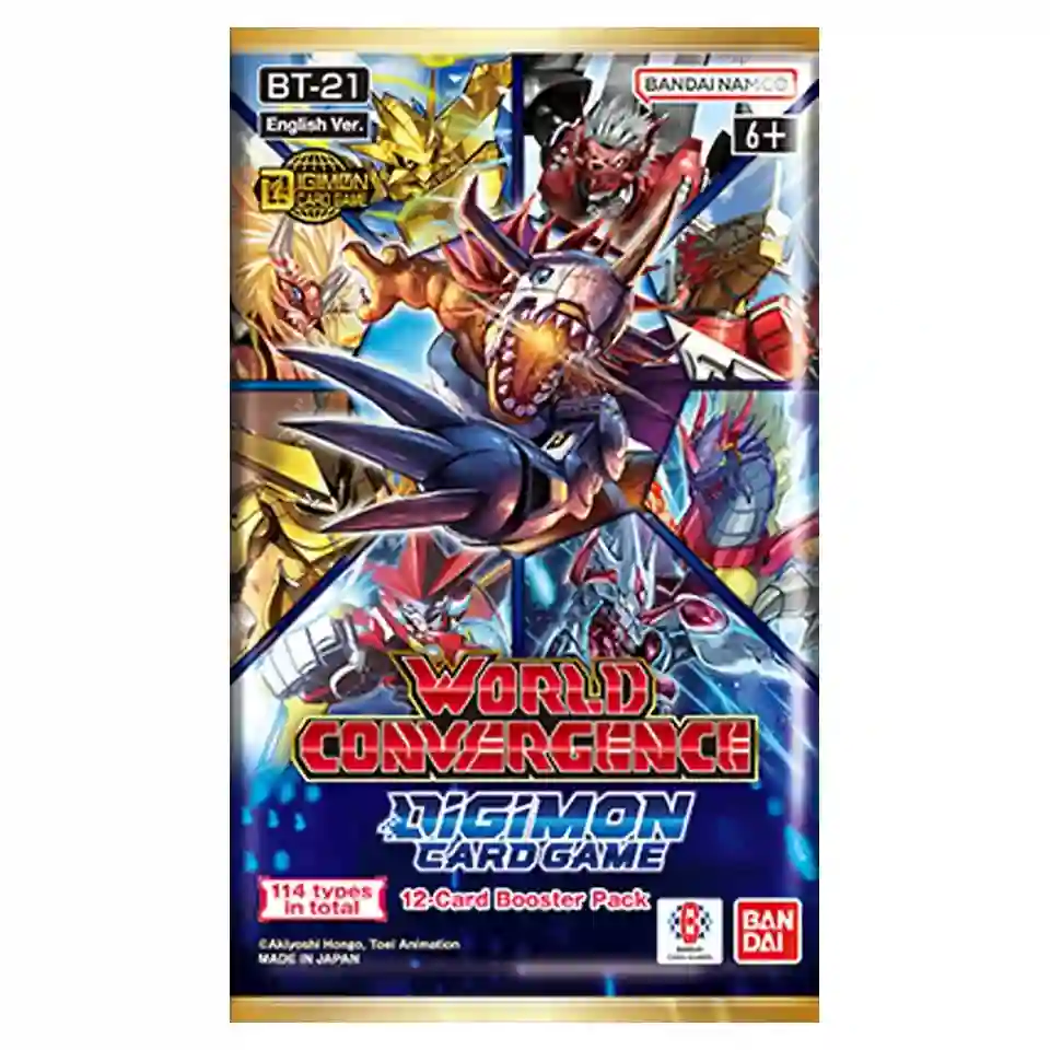 Digimon World Convergence BT21: Sobre (12 cartas)