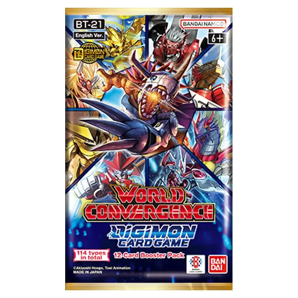 Digimon World Convergence BT21: Sobre (12 cartas)