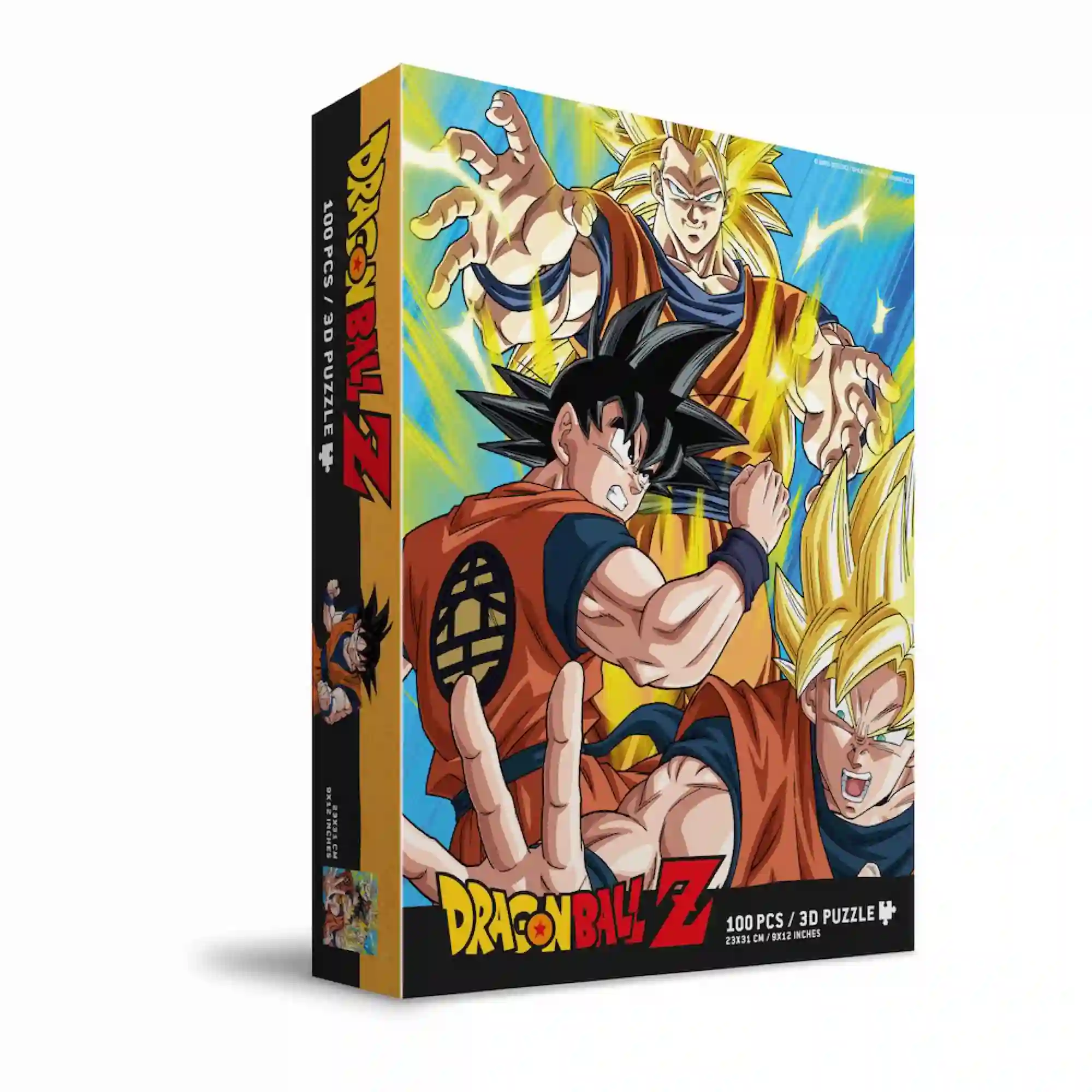Puzzle Dragon Ball Z con efecto 3D Goku Saiyan. (100pz)