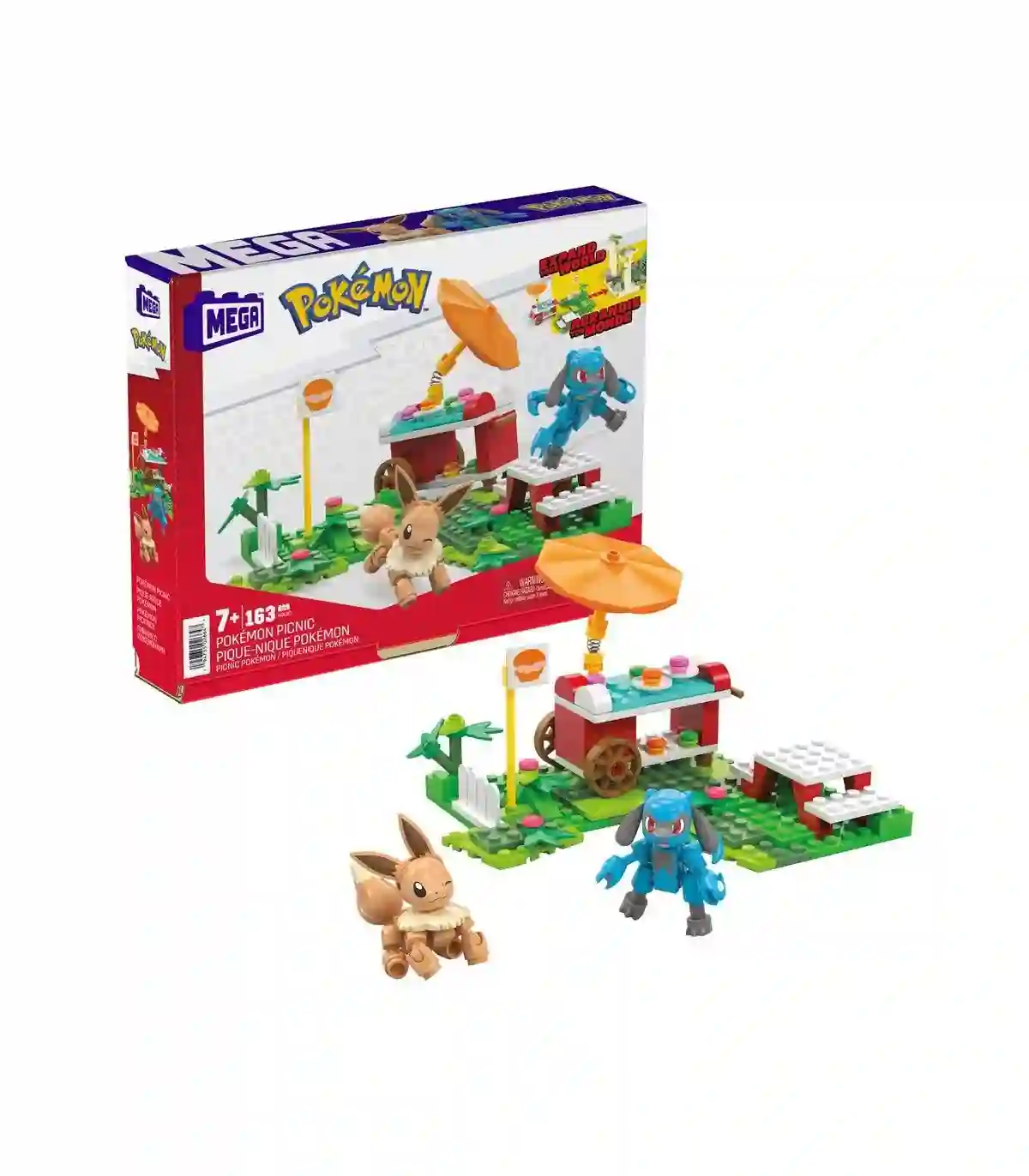 Picnic Mega Construx Pokemon 163 piezas