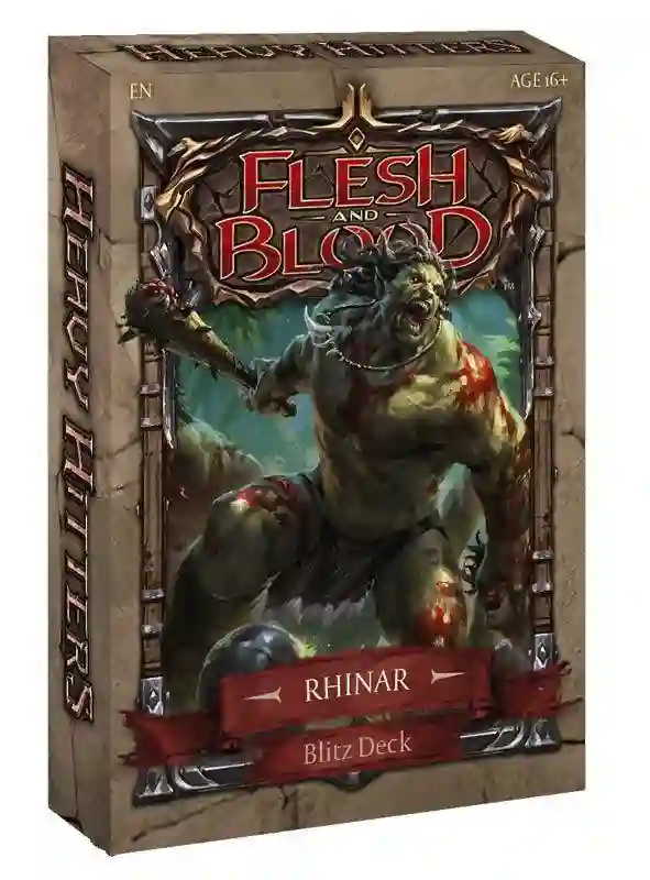 Heavy Hitters Rhinar Blitz Deck. Flesh and Blood (inglés)