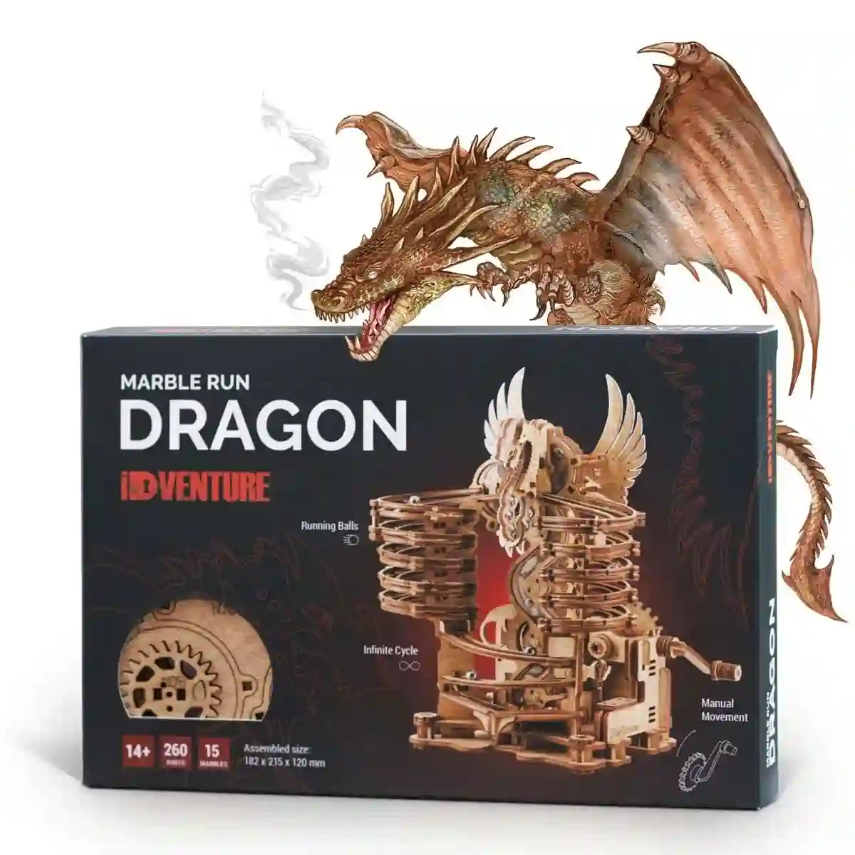 Idventure Marble Run - 3D Mechanic Model - Marble Run Dragon