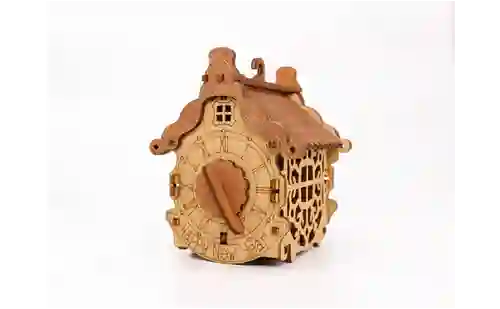 Gift Puzzlebox - Wooden Gift Vault - New Year Tree