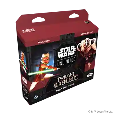 Star Wars Unlimited: El Ocaso de la República. Caja Inicio 2 Jugadores (Inglés)