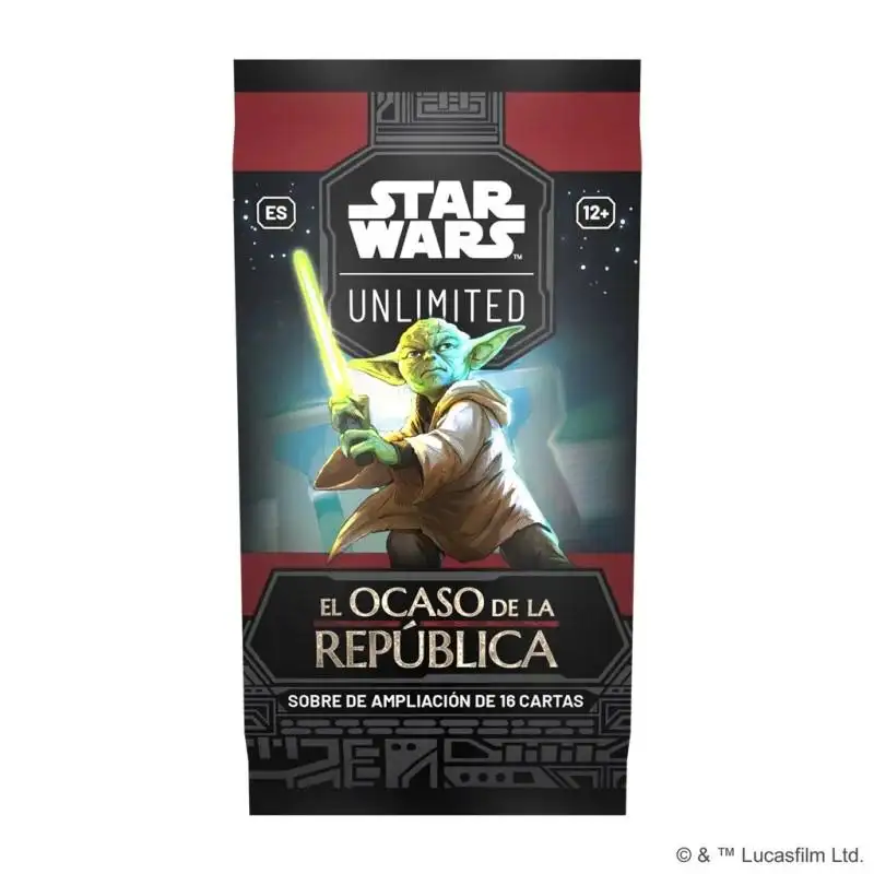 Star Wars Unlimited: El Ocaso de la República.Sobre (16) Español