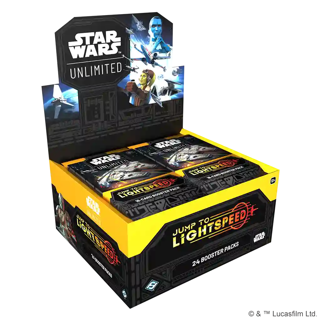 Star Wars Unlimited. Salto a la Velocidad de la Luz: Caja de Sobres (24) Inglés